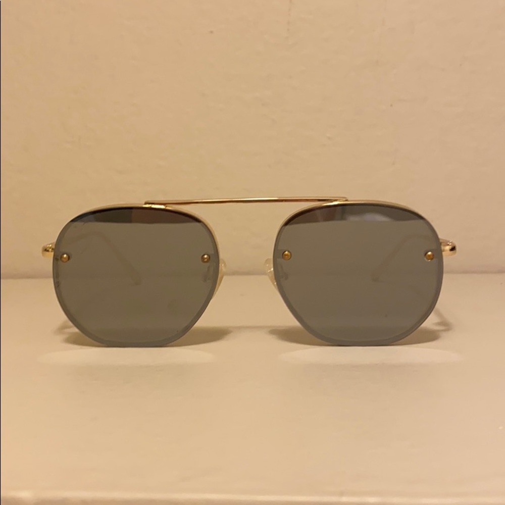 Premium Metal Sunglasses in Gold